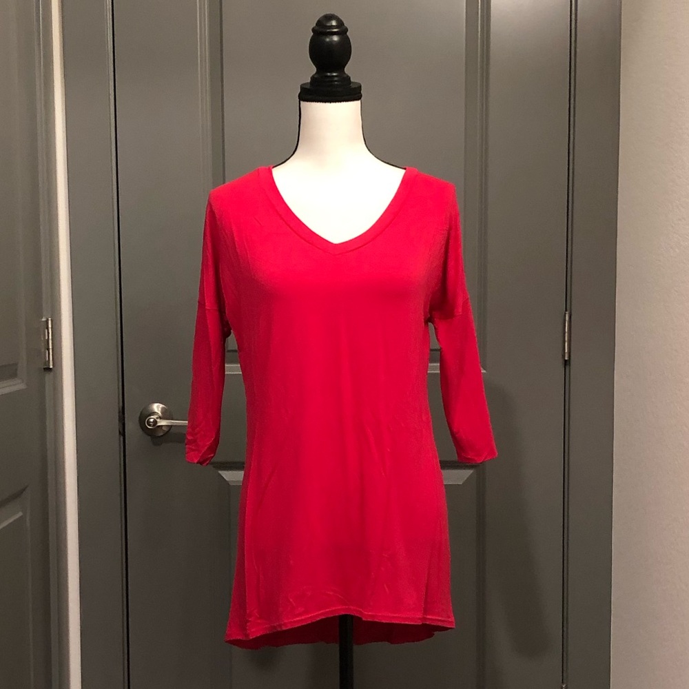Ladies Half Moon Swing Top